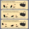 6 Wheel Abs Roller Elbow Support