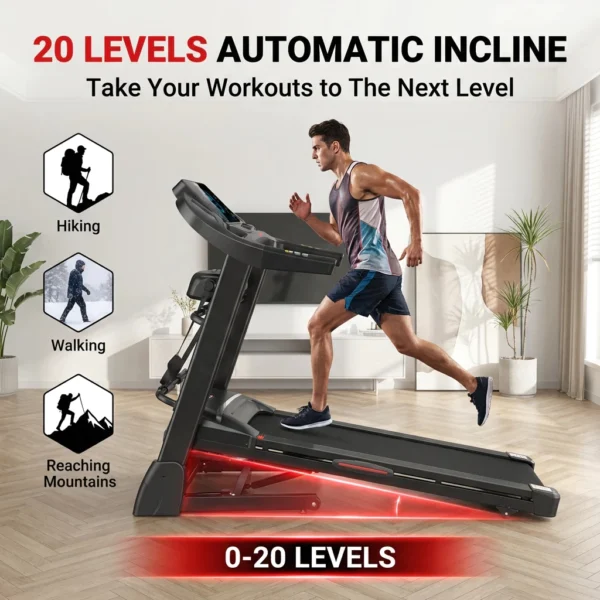 C2 Foldable Auto Incline Treadmill L120cm W44cm
