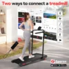 Vibration Ultra-Thin Incline Treadmill L112.5cm H108cm