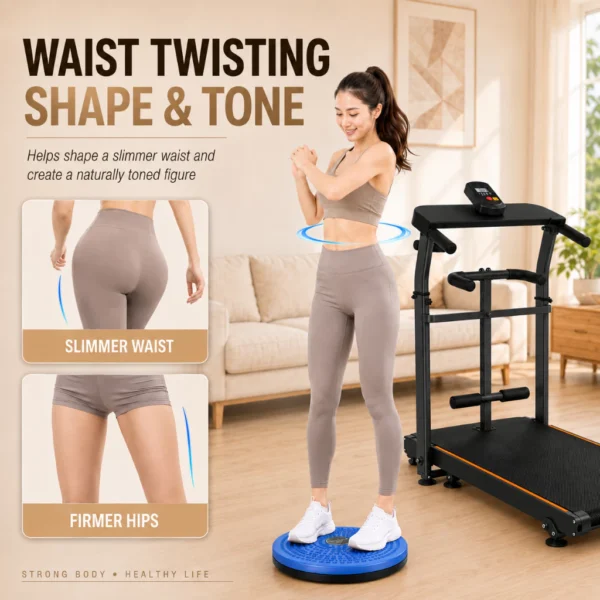 Non-Electric Foldable Walking Pad Treadmill