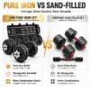 Adjustable Cast Iron Dumbbell Set 20/30/50KG