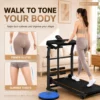 Non-Electric Foldable Walking Pad Treadmill