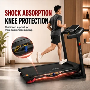 R8 Foldable Auto Incline Treadmill 20KM/h