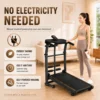 Non-Electric Foldable Walking Pad Treadmill