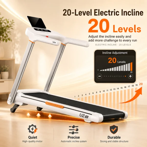 U2 Foldable Auto Incline Treadmill