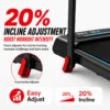 B40 Foldable APP Treadmill