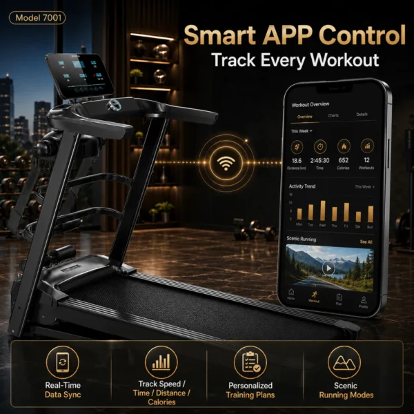 Heavy Duty Commercial Folding Treadmill
