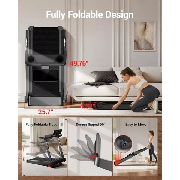 Auto Incline Foldable Ultra-thin Treadmill
