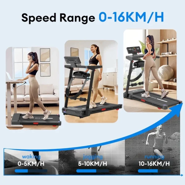 Auto Incline Foldable Ultra-thin Treadmill