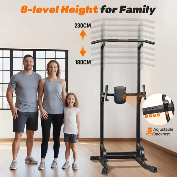 Adjustable Height Pull-Up Station