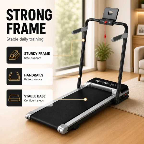 Auto Incline Foldable Smart Treadmill