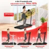 Vibration Ultra-Thin Incline Treadmill L112.5cm H108cm