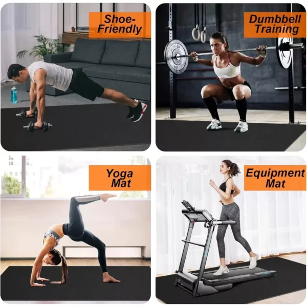 Shock-Absorbing Gym Rubber Floor Mat