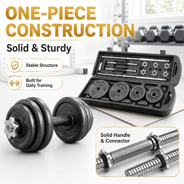 Adjustable Cast Iron Dumbbell Set 20/30/50KG