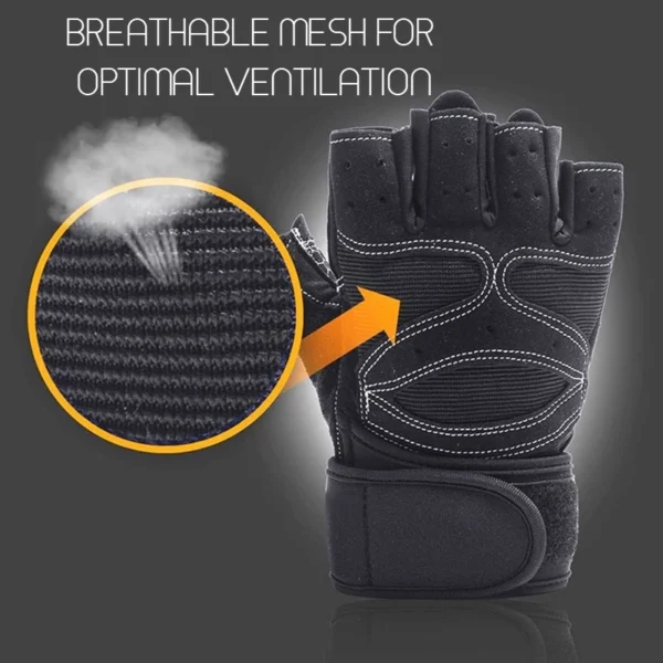1 Pair Gym Weight Lifting Gloves