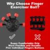 2pcs Finger Grip Strength Enhancer 45kg